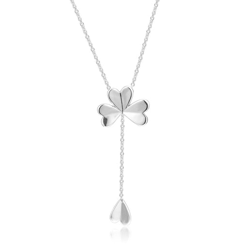 FANDOLA Necklaces 925 Sterling Silver Lucky Four-Leaf Clover Necklace Original