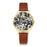 Luxury Gold Lvpai Brand Leather Watch