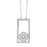 20MM Snap Jewelry rectangle Crystal Pendant Necklace