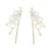 Retro exaggerated artificial pearl earrings fashion