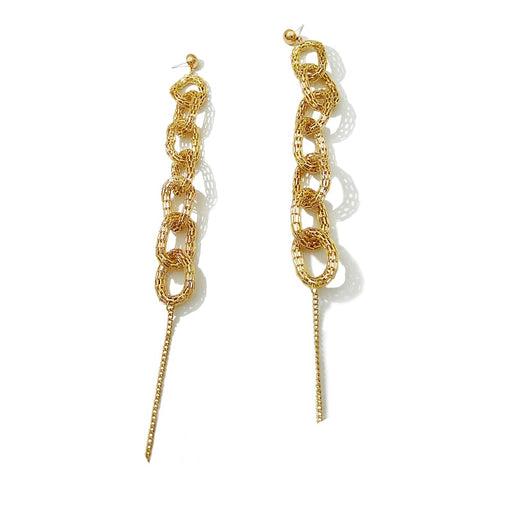 Necklace earrings one-piece piece